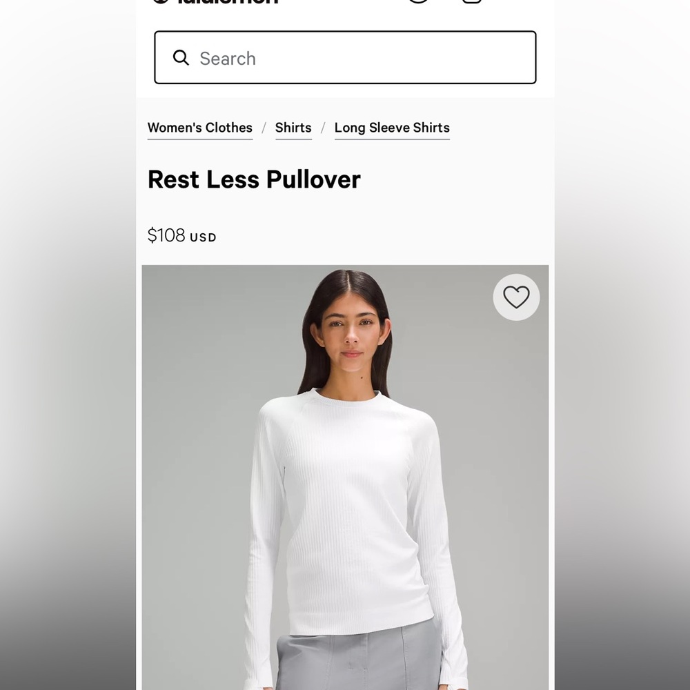 Lululemon Rest Less pullover